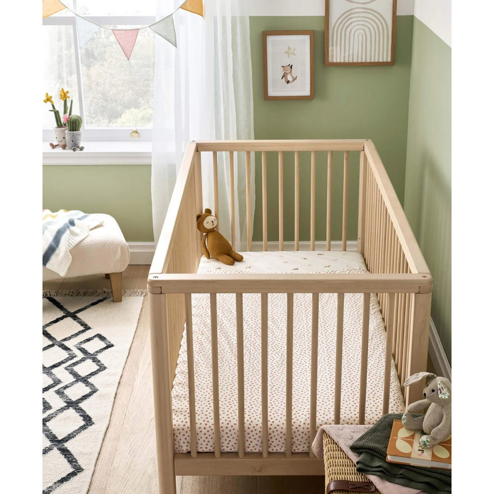 Mamas & Papas Solo Cot Bed - Natural