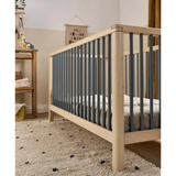 Mamas & Papas Solo Cot Bed - Slate / Natural