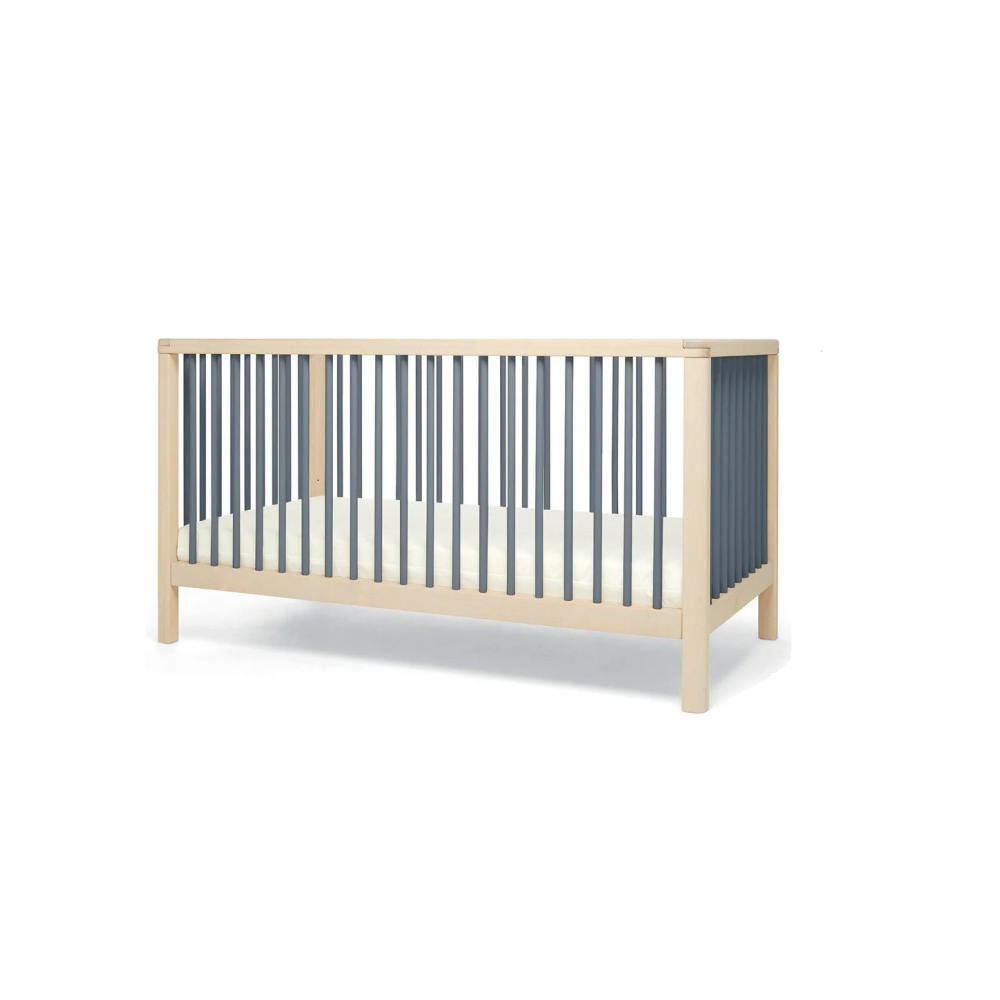 Mamas & Papas Solo Cot Bed - Slate / Natural