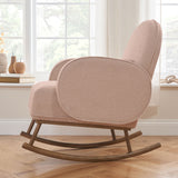 Tutti Bambini Micah Rocking Chair & Footstool - Boucle Blush