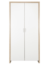 Tutti Bambini Modena Double Nursery Wardrobe – White / Oak