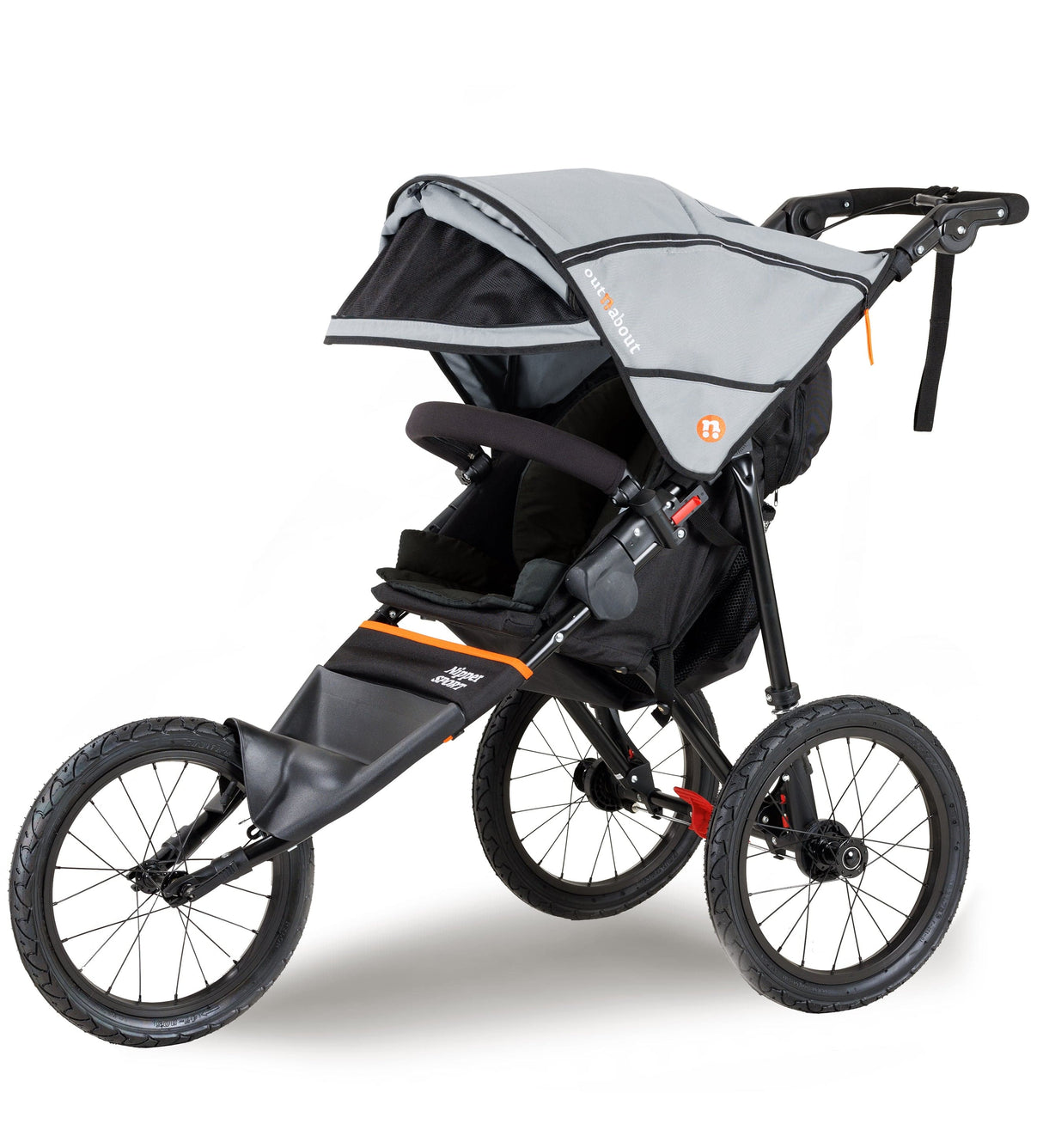 Out n About Nipper V5 Sport Jogging Pushchair - Rocksalt Grey