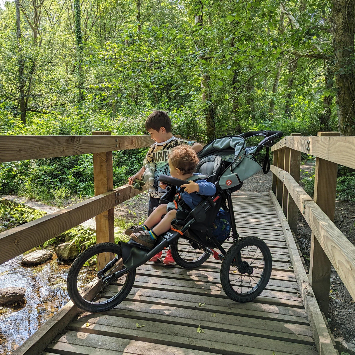 Out n About Nipper V5 Sport Jogging Pushchair - Rocksalt Grey