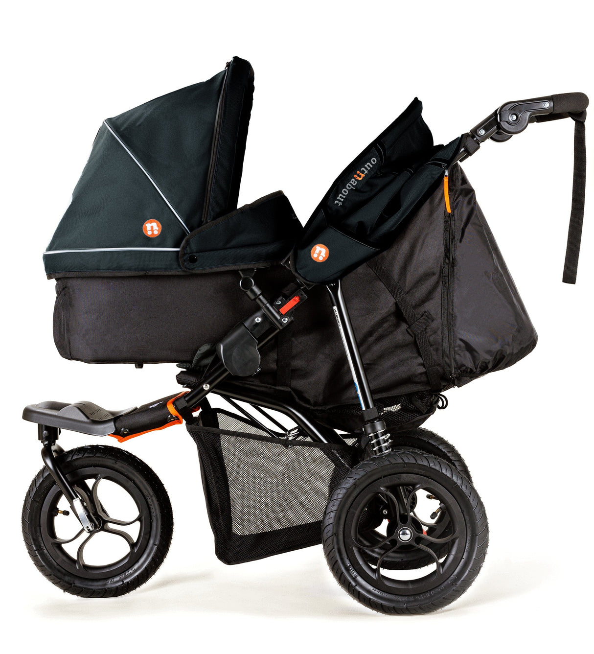 Out n About Nipper V5 Single Pushchair - Summit Black