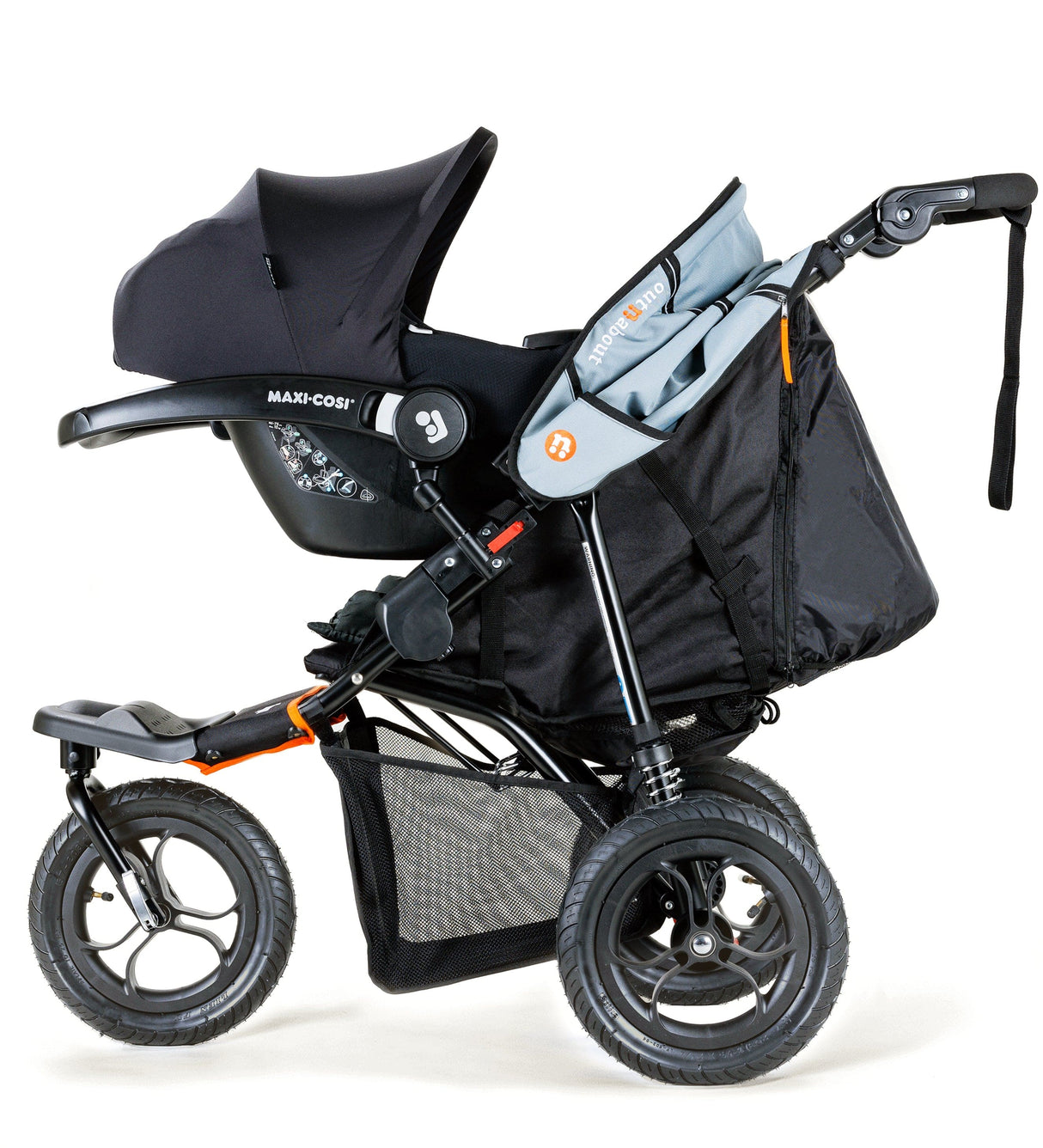 Out n About Nipper V5 Single Pushchair - Summit Black