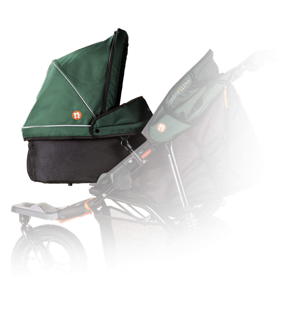 Out'n'About Single Carrycot V5 - Sycamore Green