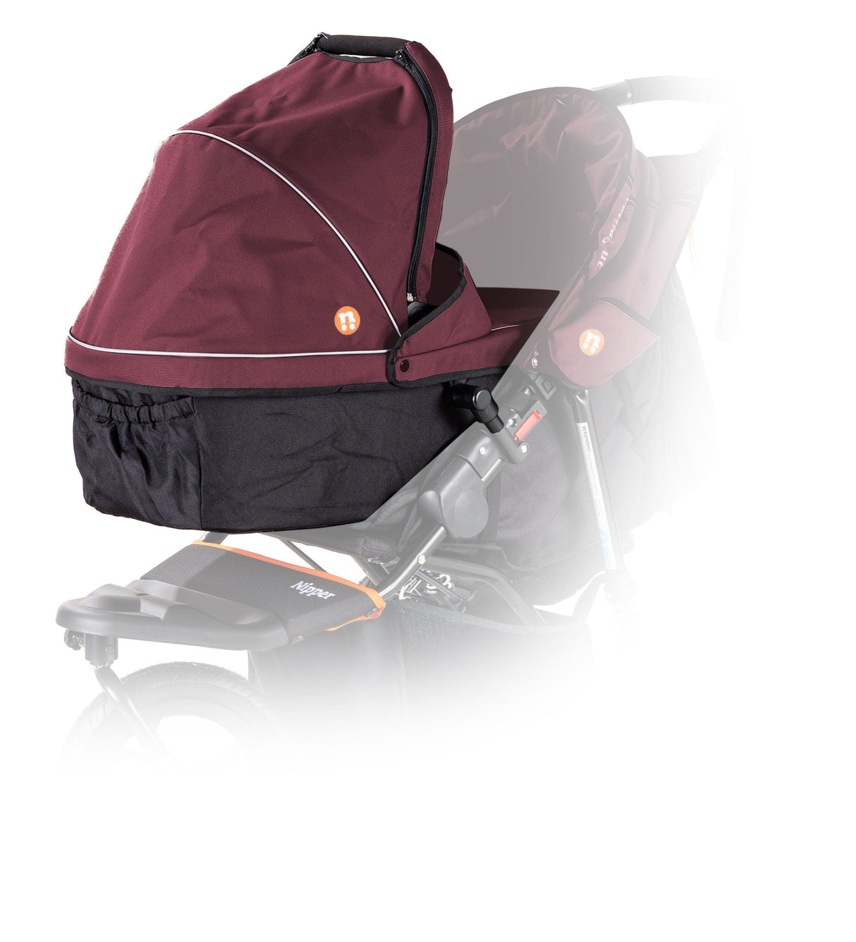 Out'n'About Single Carrycot V5 - Brambleberry Red