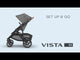 UPPAbaby Vista V3 Travel System Bundle with Cybex Cloud T Car Seat and ISOFIX Base - Kenzi