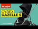 Cybex Gazelle S Twin Pushchair with Second Seat Unit - Moon Black