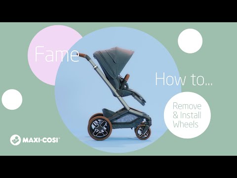 Maxi Cosi Fame Premium Travel System Bundle With Accessories, Pebble 360 Pro2 Car Seat and ISOFIX Base - Twillic Truffle