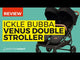 Ickle Bubba Venus Prime Double Stroller - Biscuit