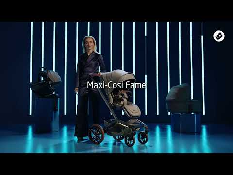 Maxi Cosi Fame Premium Travel System Bundle With Accessories, Pebble 360 Pro2 Car Seat and ISOFIX Base - Twillic Truffle