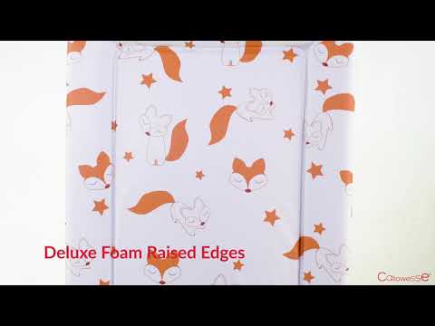 Callowesse Soft Foam Baby Changing Mat - Red Fox