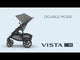 UPPAbaby Vista V3 Travel System Bundle with Cybex Cloud T Car Seat and ISOFIX Base - Kenzi