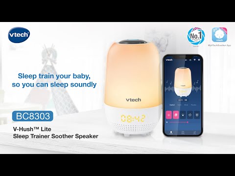 VTech V-Hush Lite Soothing Night Light Baby Sleep Trainer