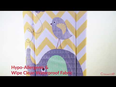 Callowesse Soft Foam Baby Changing Mat - Elephant Chevron