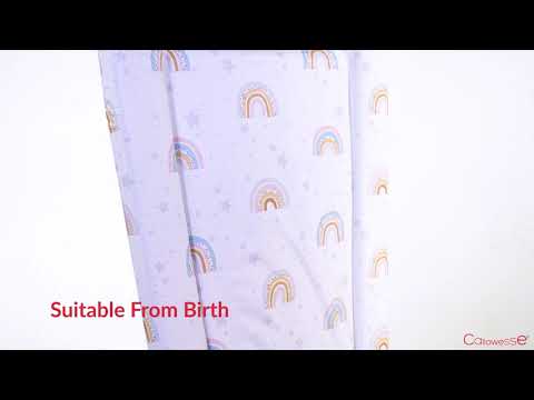 Callowesse Soft Foam Baby Changing Mat - Rainbow Stars