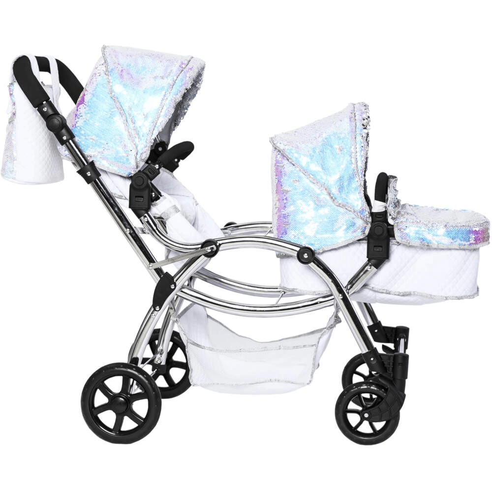 Roma Amy Childs Polly Twin Children's Dolls Pram – Mermaid