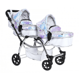 Roma Amy Childs Polly Twin Children's Dolls Pram – Mermaid