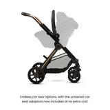 Silver Cross Reef 2 Special Edition Ultimate Travel System Bundle with Dream Car Seat and ISOFIX Base - Espresso