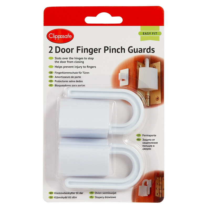 Clippasafe Door Finger Pinch Guards - 2 Pack