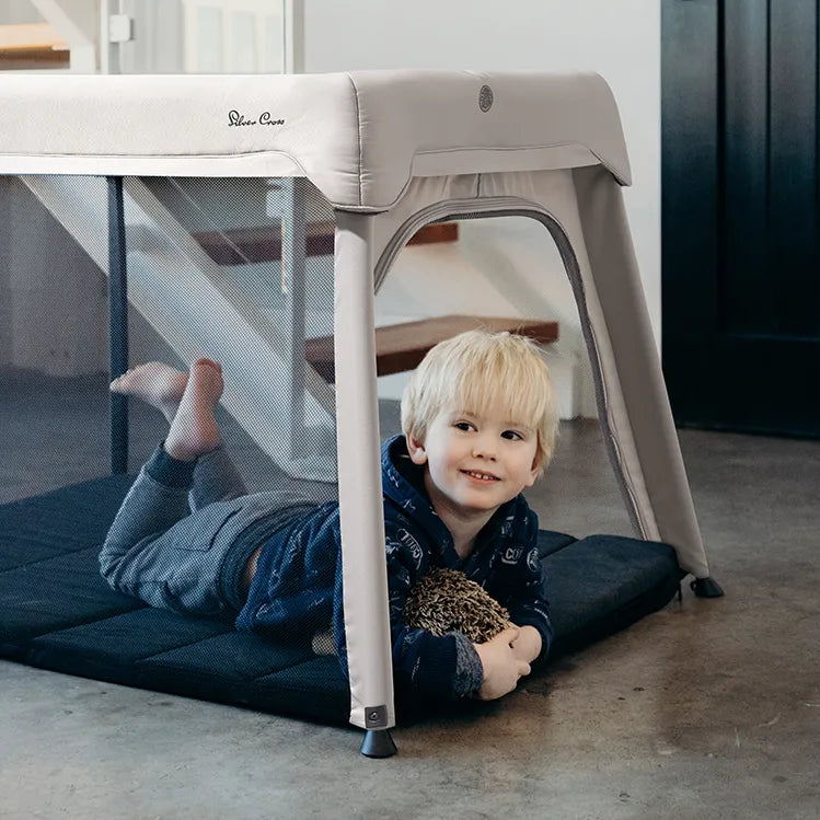 Silver Cross Slumber 3-in-1 Travel Cot & Playpen - Stone