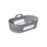 SnuzBaskit Dark Grey Moses Basket & Dove Grey Stand