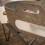 SnuzBaskit Dark Grey Moses Basket & Dove Grey Stand