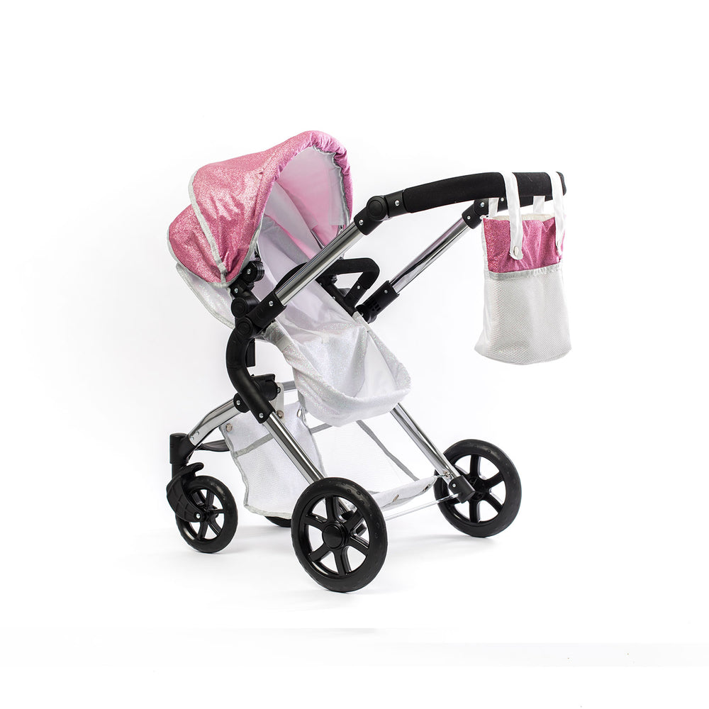 Roma Stephanie Single Children's Dolls Pram - Pink