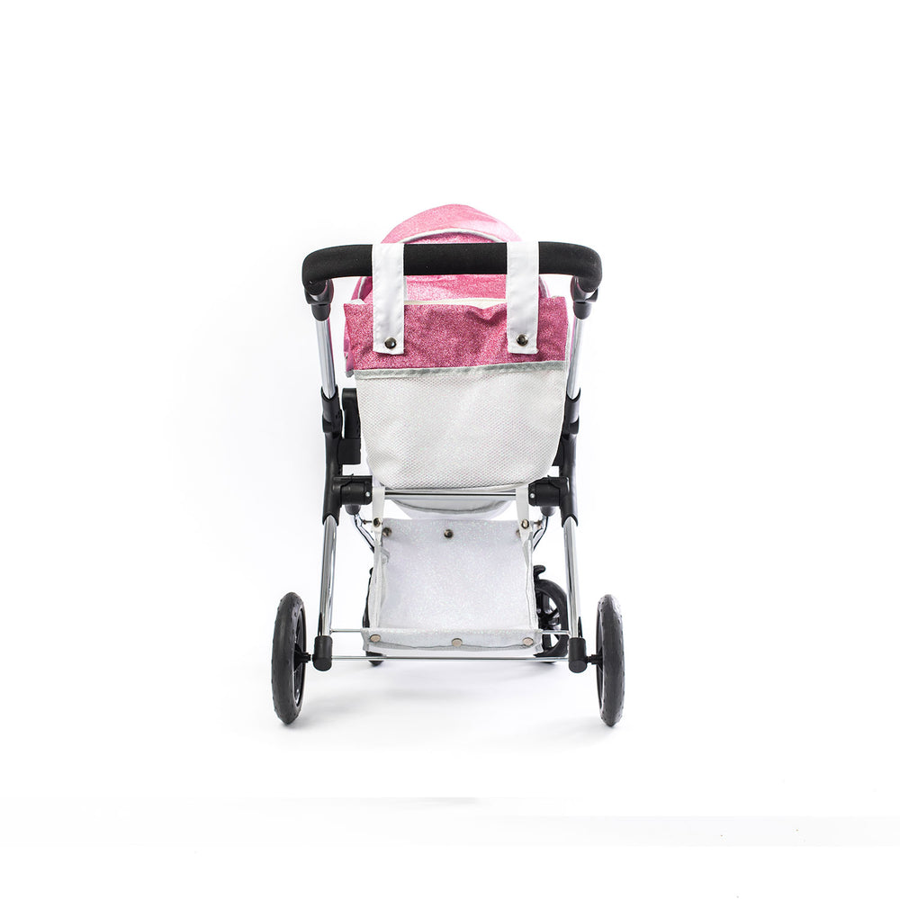 Roma Stephanie Single Children's Dolls Pram - Pink