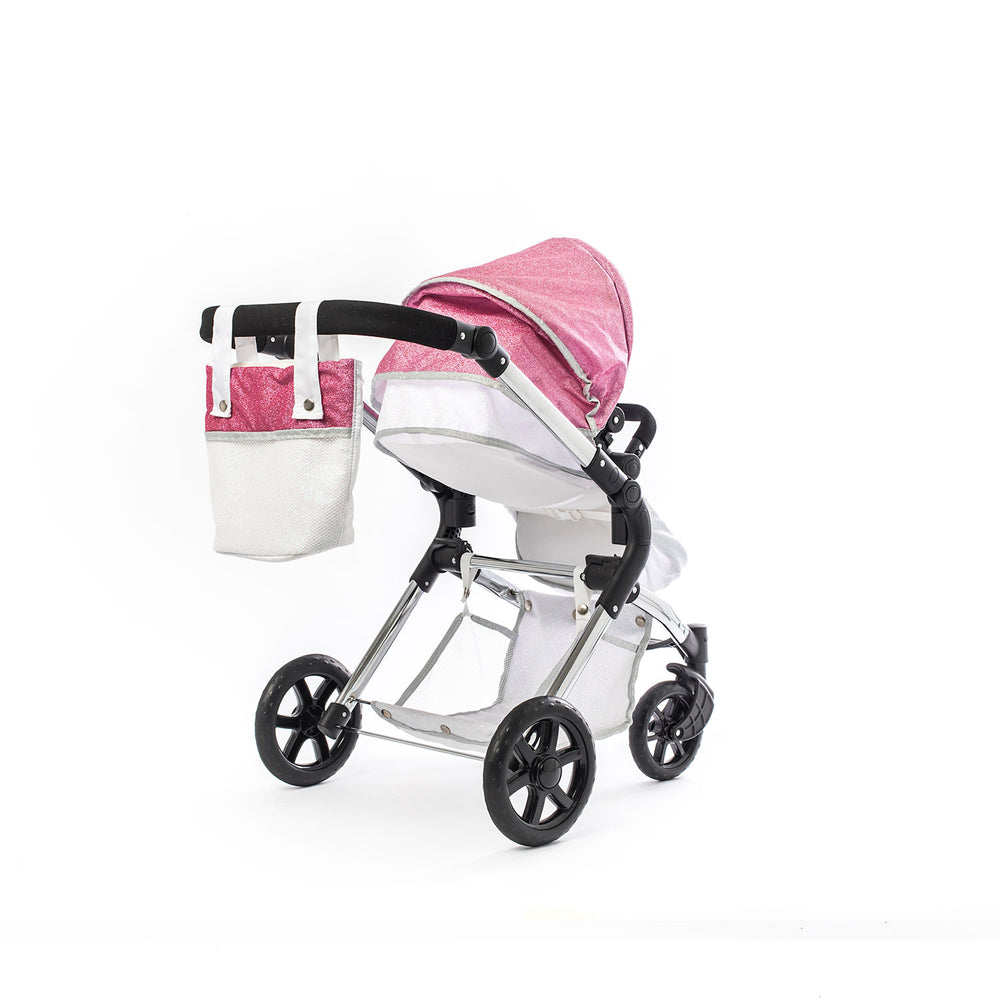 Roma Stephanie Single Children's Dolls Pram - Pink