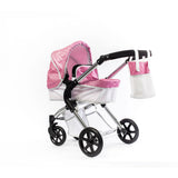 Roma Stephanie Single Children's Dolls Pram - Pink