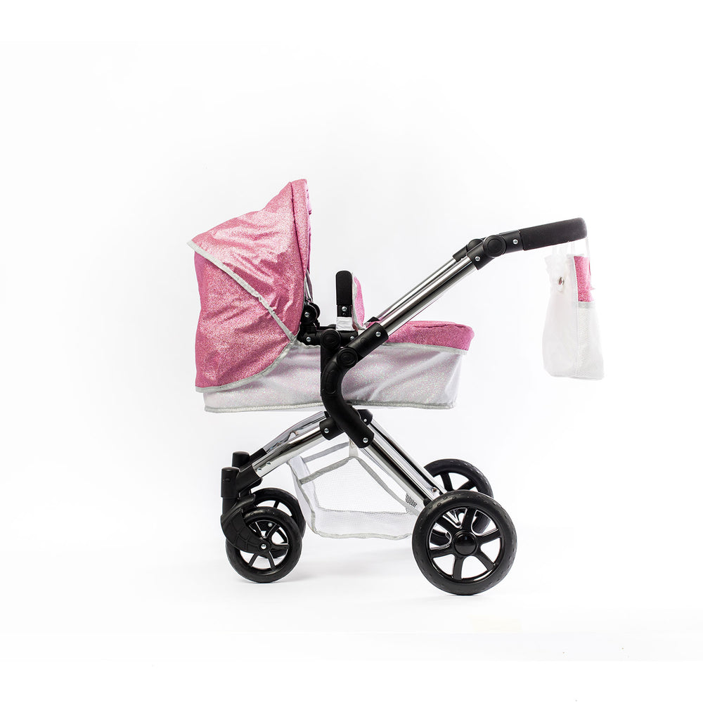 Roma Stephanie Single Children's Dolls Pram - Pink