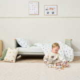 Tutti Bambini Misha Cot Bed - Sage & Golden Oak