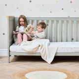 Tutti Bambini Misha Cot Bed - Sage & Golden Oak