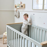 Tutti Bambini Misha Cot Bed - Sage & Golden Oak