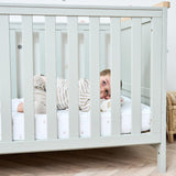 Tutti Bambini Misha Cot Bed - Sage & Golden Oak