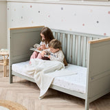 Tutti Bambini Misha Cot Bed - Sage & Golden Oak