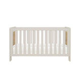 Tutti Bambini Alba Cot Bed - White Sand & Distressed Oak