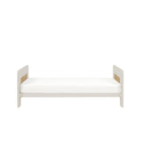 Tutti Bambini Alba Cot Bed - White Sand & Distressed Oak