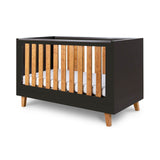 Tutti Bambini Como Cot Bed - Slate Grey / Rosewood