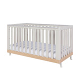 Tutti Bambini Hygge Cot Bed - Light Oak/White Sand