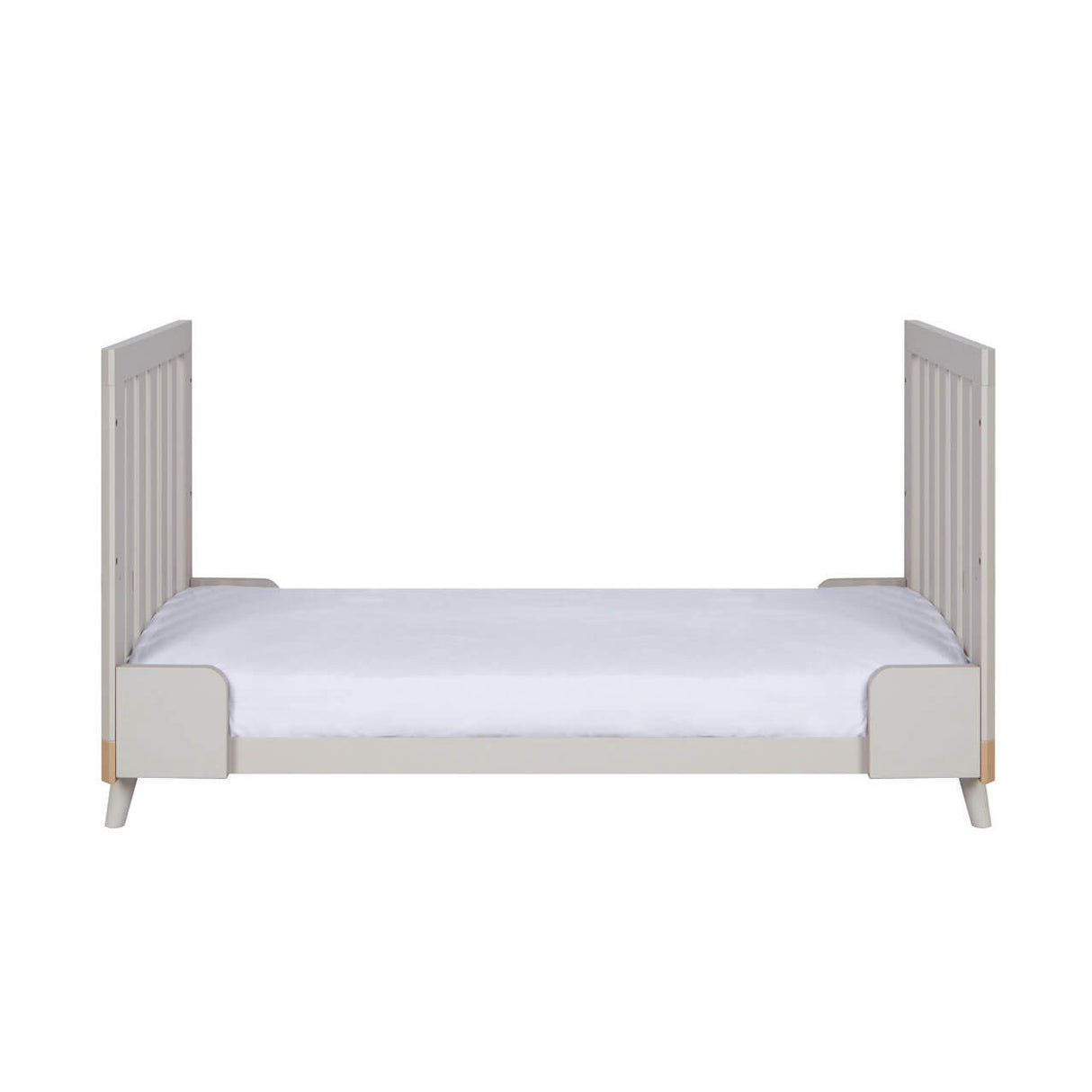 Tutti Bambini Hygge Cot Bed - Light Oak/White Sand