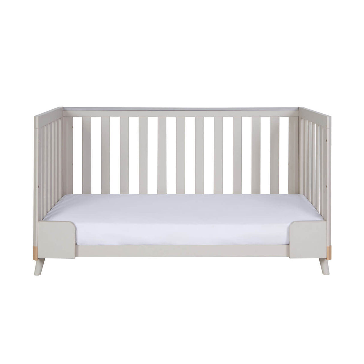 Tutti Bambini Hygge Cot Bed - Light Oak/White Sand