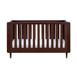 Tutti Bambini Japandi 2 Piece Nursery Furniture Set with Cot Bed & Dresser - Warm Walnut