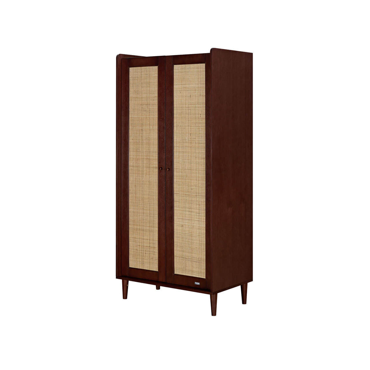 Tutti Bambini Japandi Wardrobe - Warm Walnut