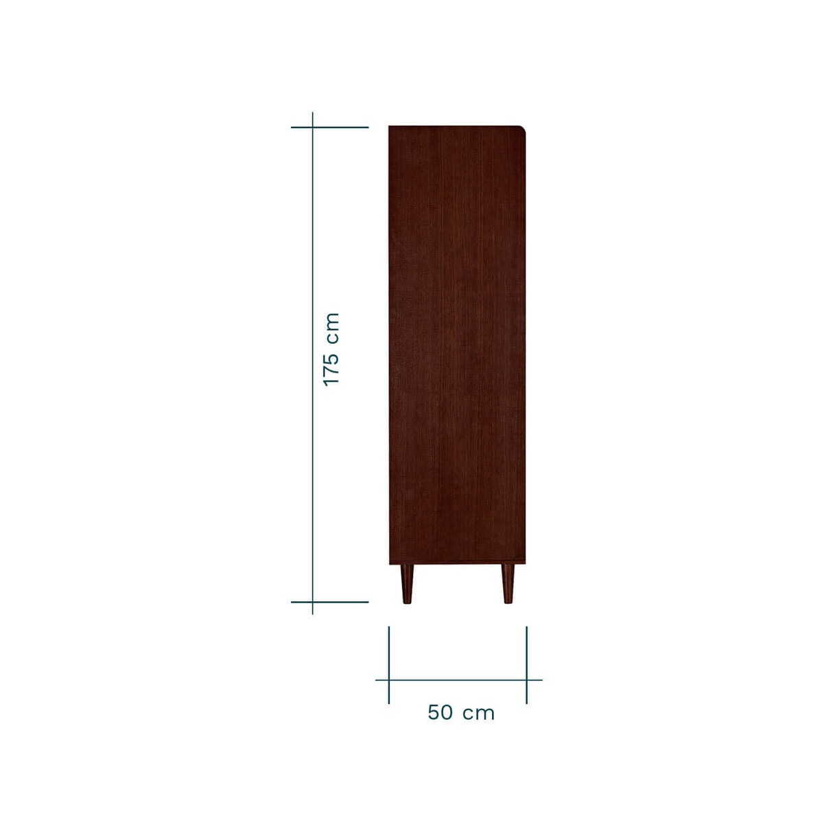 Tutti Bambini Japandi Wardrobe - Warm Walnut