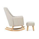 Tutti Bambini Jonah Nursery Rocking Chair & Foot Stool Set - Pebble