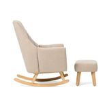 Tutti Bambini Jonah Nursery Rocking Chair & Foot Stool Set - Stone