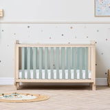 Tutti Bambini Kuba Cot Bed - Golden Oak & Sage Weave